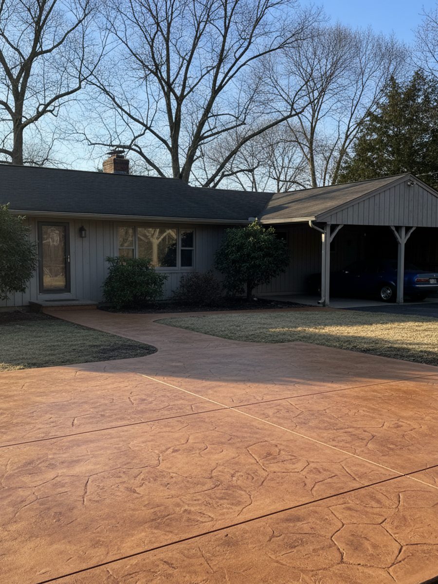 Garage Floor Concrete completed by Heritage Concrete Solutions in Medford, MA