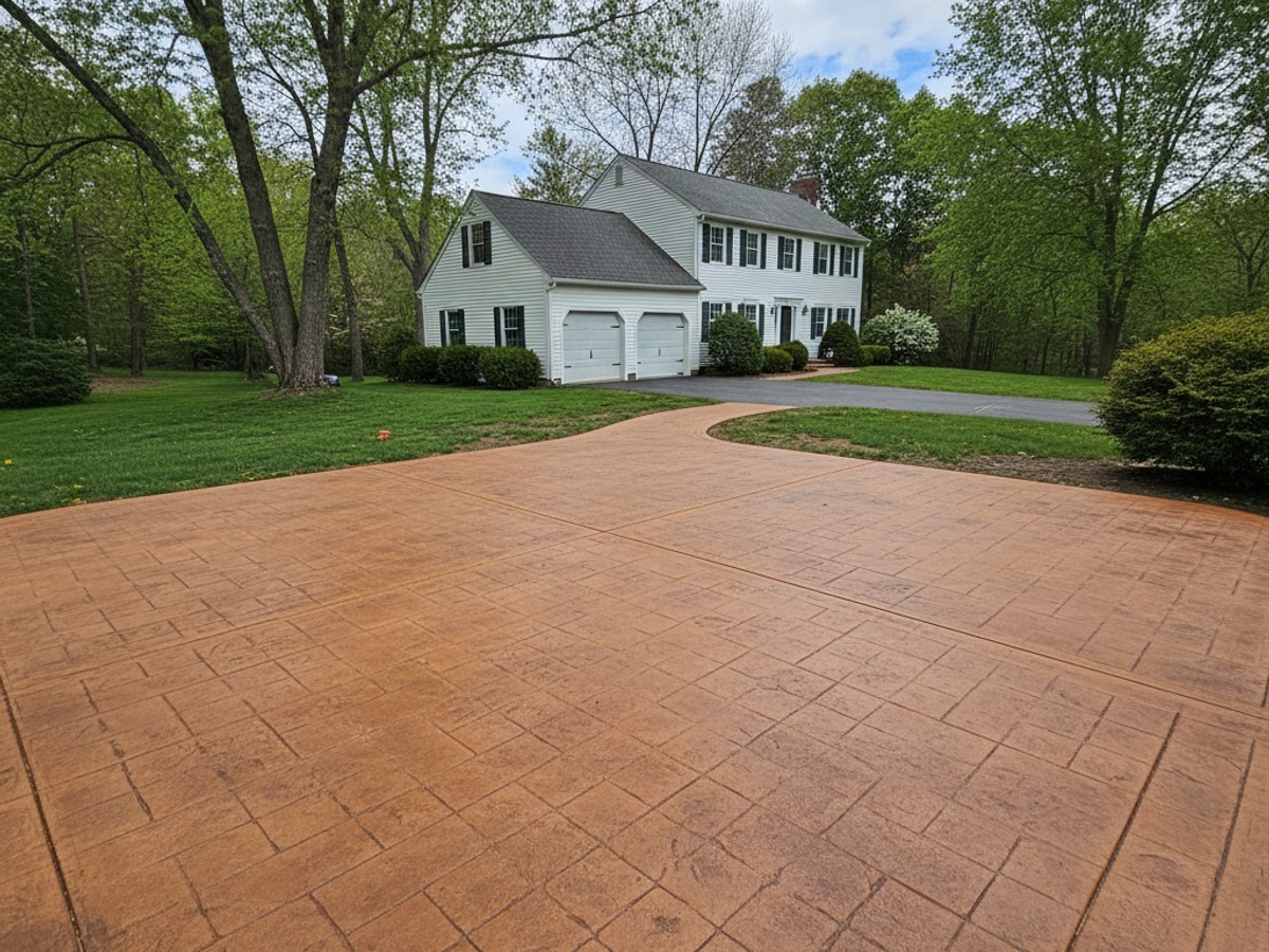 Garage Floor Concrete completed by Heritage Concrete Solutions in Revere, MA